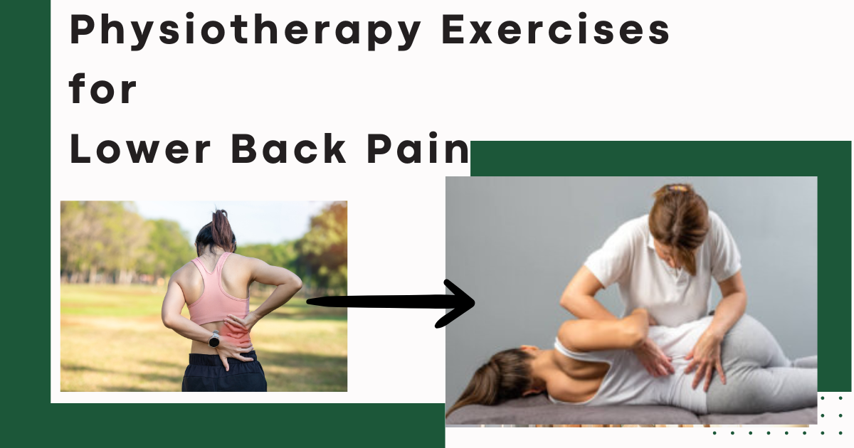 Physiotherapy Exercises for Lower Back Pain